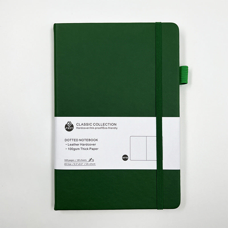 Paper al por mayor A5 Strap Business Office Book Student Ledger Notebook